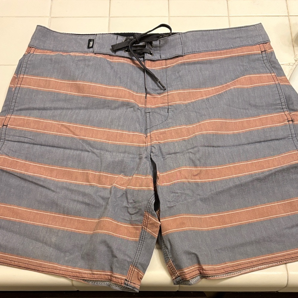 Vans Blue and Orange Board Shorts
